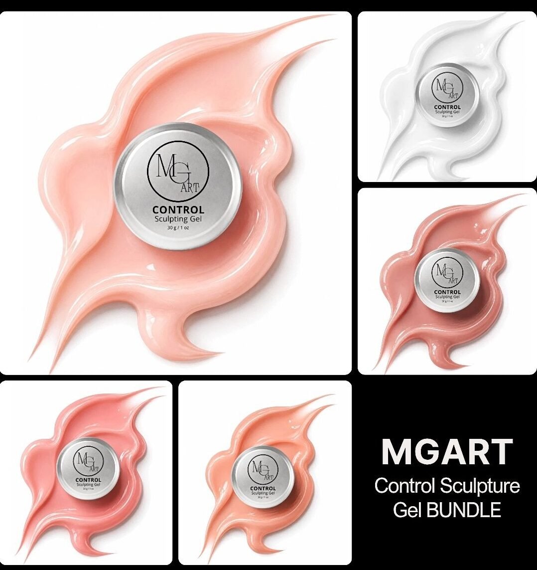 MGart CONTROL Sculpting Gel Bundle